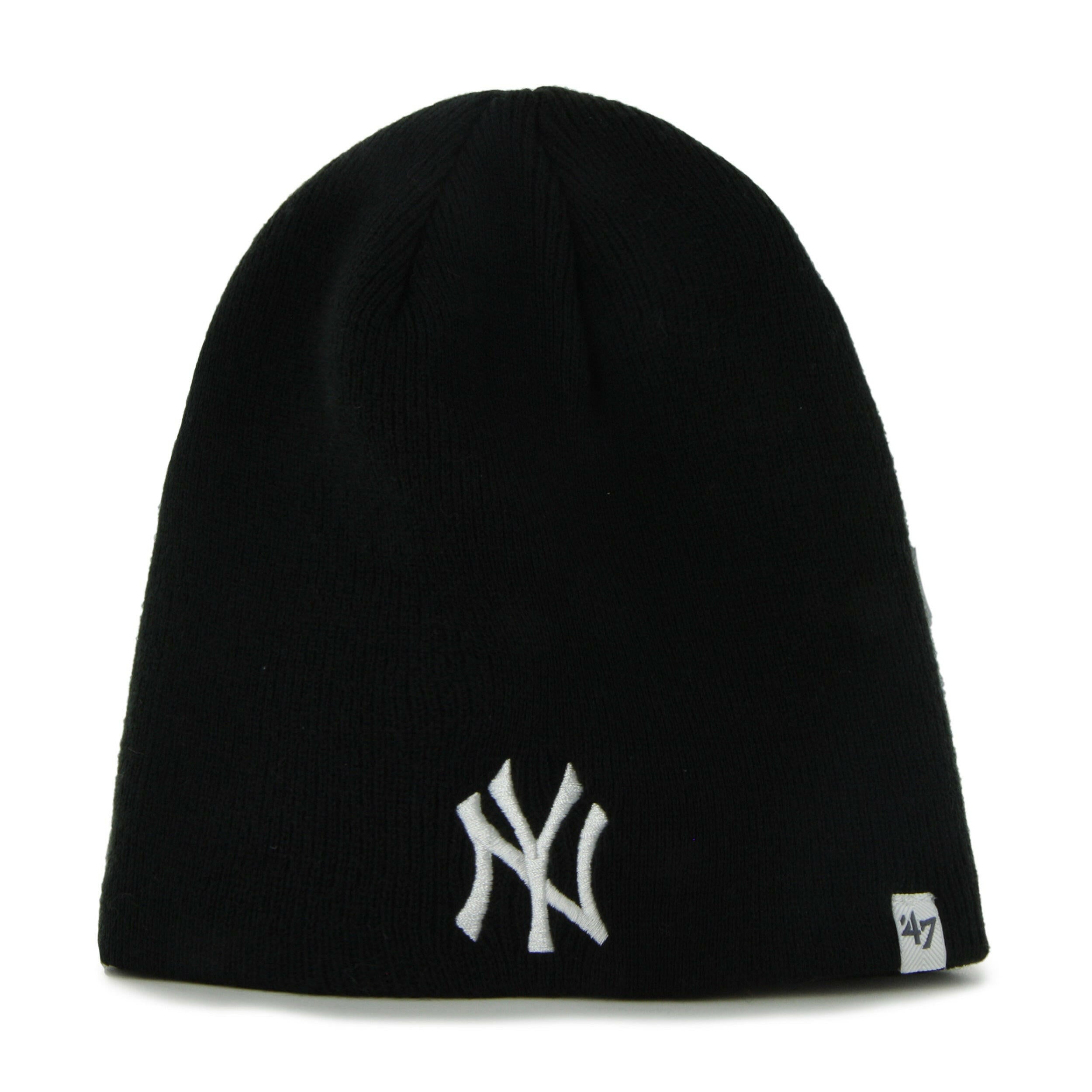 47BRAND Yankees ヤンキース ポンビーニー NY ニットキャップ 47 ビーニーニット ニューヨーク・ヤンキース ブラック – フォー