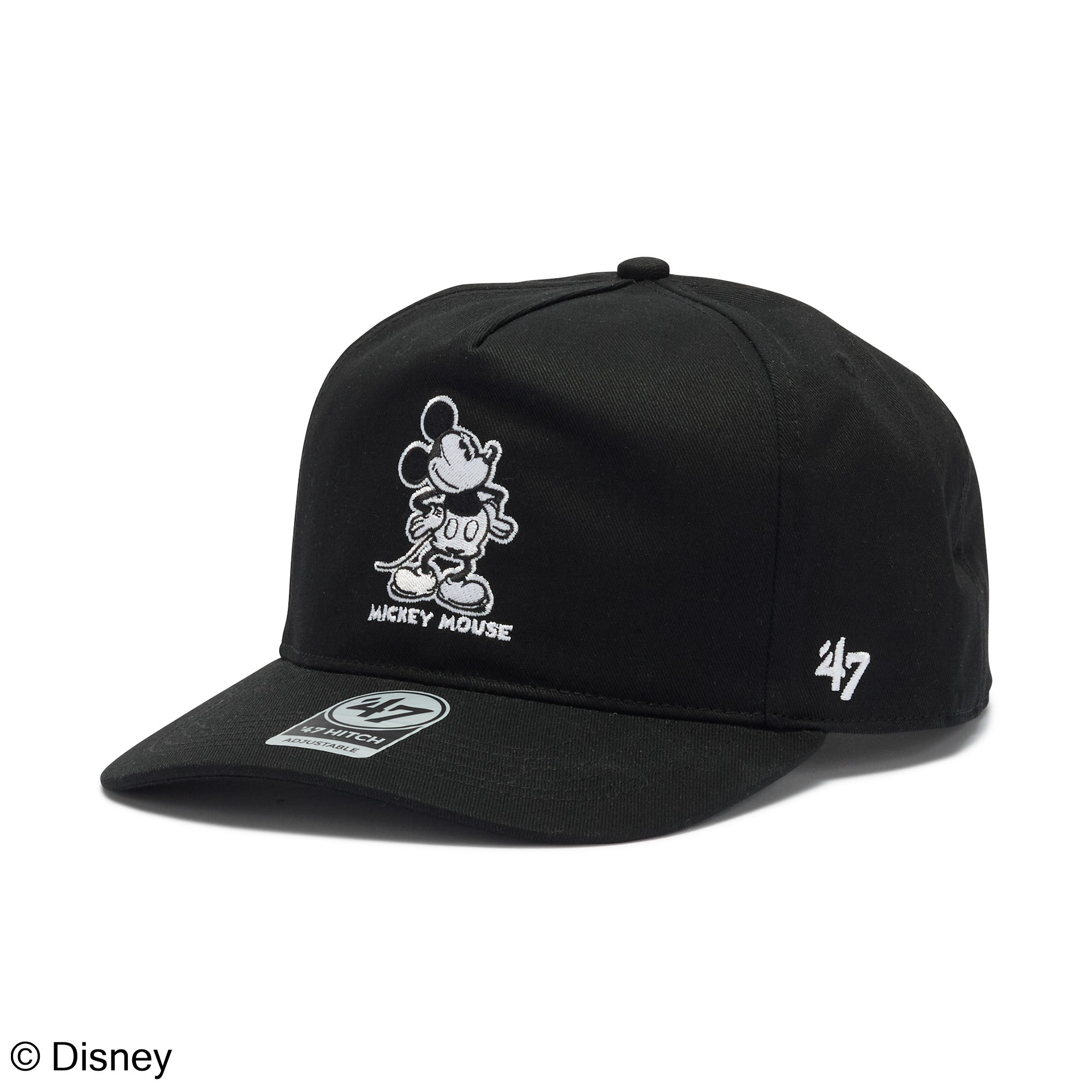 ミッキーです。 47 ヒッチ Disney ディズニー ミッキーマウス ブラック – '47