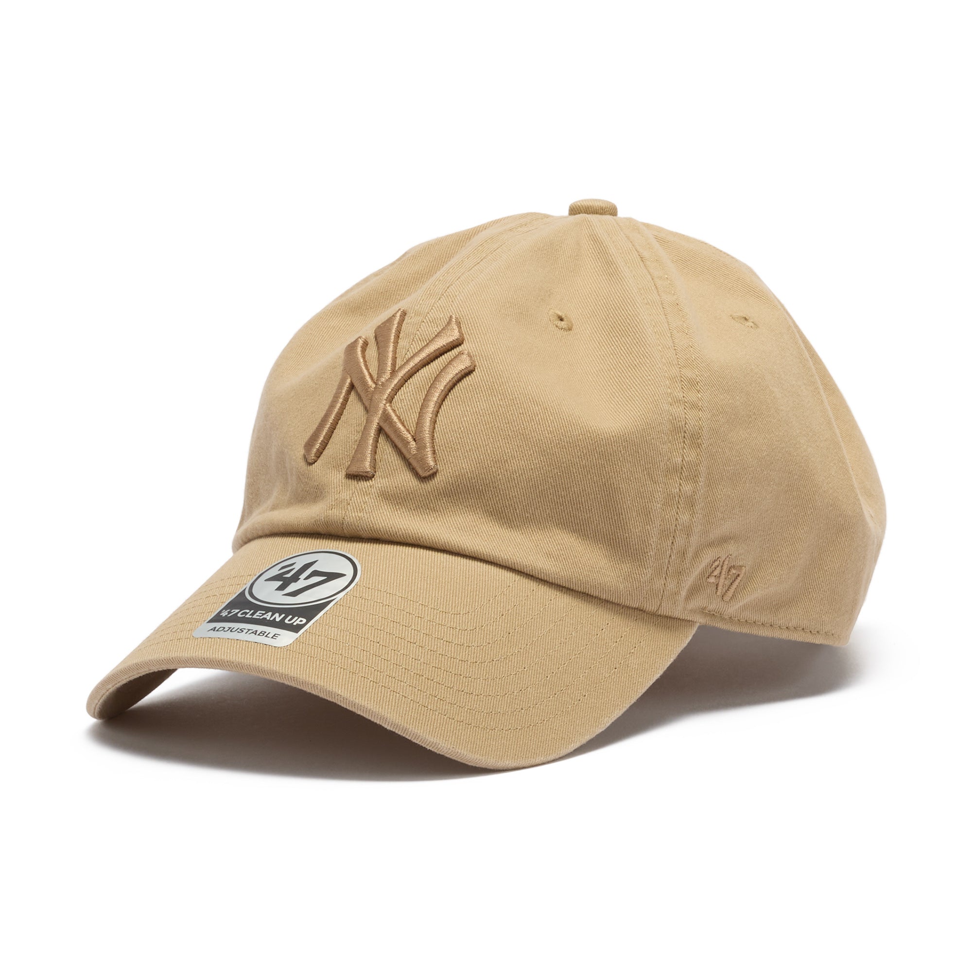 アリーナニューヨーク　麦わら帽子　ゴールド 47 クリーンナップ ニューヨーク・ヤンキース MLB Tonal Color カーキ