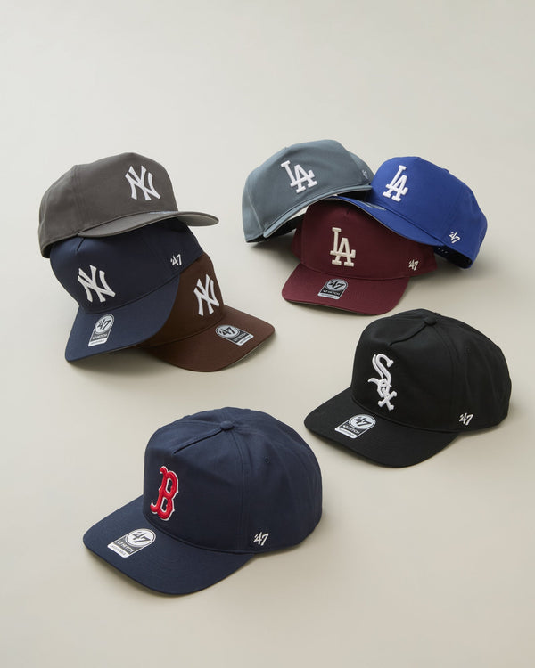 【NEW】'47 HITCH コレクション - 緩やかなカーブドバイザーと快適なフィット感