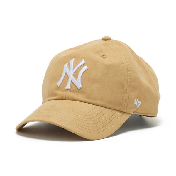 ’47 クリーンナップ ニューヨーク・ヤンキース Ballpark Suede カーキ  | ’47 フォーティーセブン公式オンラインストア