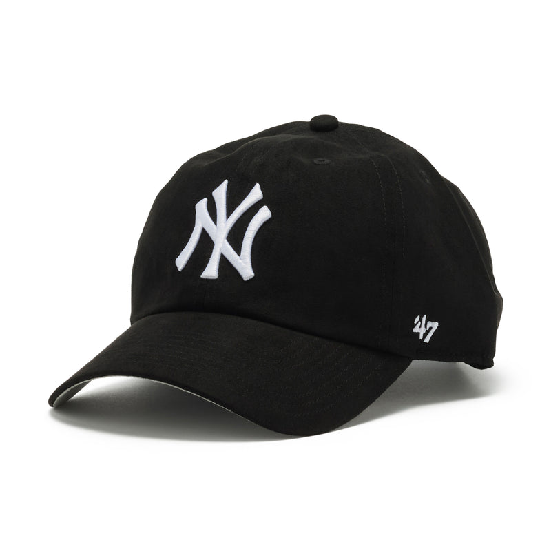 ’47 クリーンナップ ニューヨーク・ヤンキース Ballpark Suede ブラック  | ’47 フォーティーセブン公式オンラインストア