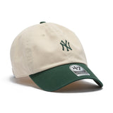 ’47 クリーンナップ ニューヨーク・ヤンキース 2-Tone Base Runner ナチュラル × ダークグリーン  | ’47 フォーティーセブン公式オンラインストア