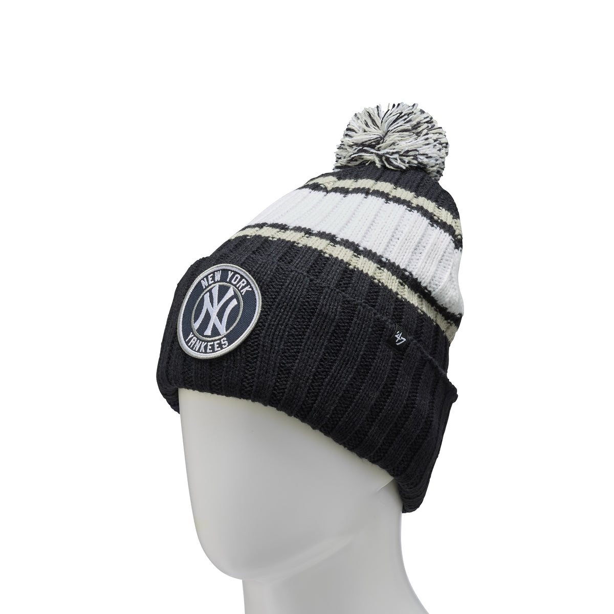 【新品】Super Bowl LIX '47 公式ニット帽 ブラック/白/グレー 新品】Super Bowl LIX ´47 公式ニット帽 ブラック/白/グレー