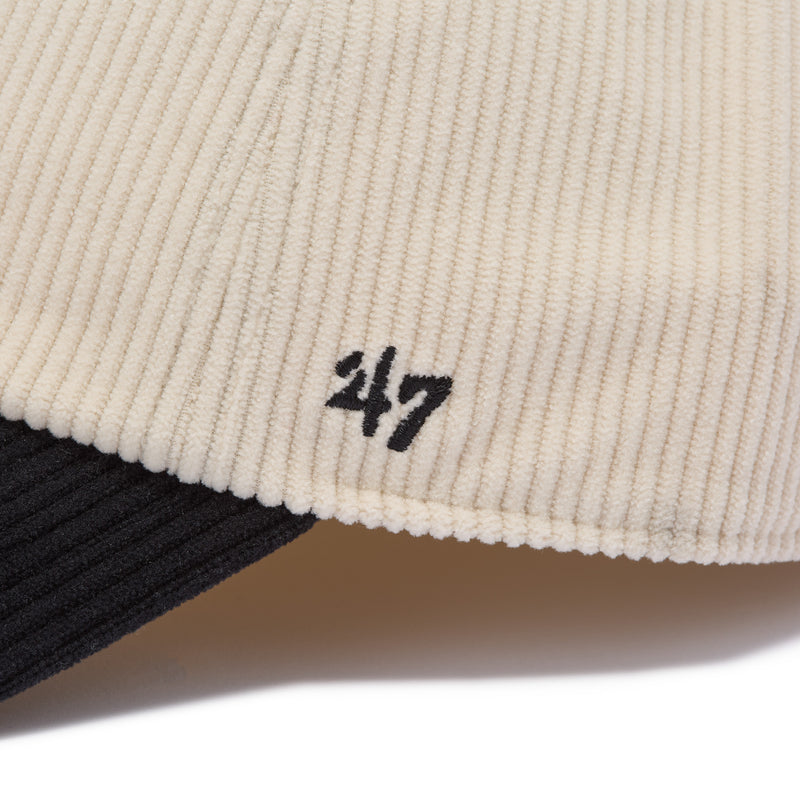 47 クリーンナップ ニューヨーク・ヤンキース 2-Tone Corduroy コーデュロイ ナチュラル ベースランナー ブラックバイザー  | ’47 フォーティーセブン公式オンラインストア