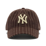 '47 クリーンナップ ニューヨーク・ヤンキース Wool Pinstripe ブラウン  | ’47 フォーティーセブン公式オンラインストア