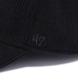 47 エムブイピー ニューヨーク・ヤンキース Thick Corduroy コーデュロイ ブラック × ブラック  | ’47 フォーティーセブン公式オンラインストア
