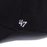 47 エムブイピー ニューヨーク・ヤンキース Thick Corduroy コーデュロイ ブラック × ホワイト  | ’47 フォーティーセブン公式オンラインストア