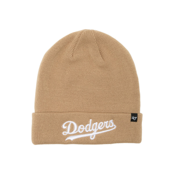 ’47 カフニット ロサンゼルス・ドジャース MLB Wordmark カーキ  | ’47 フォーティーセブン公式オンラインストア