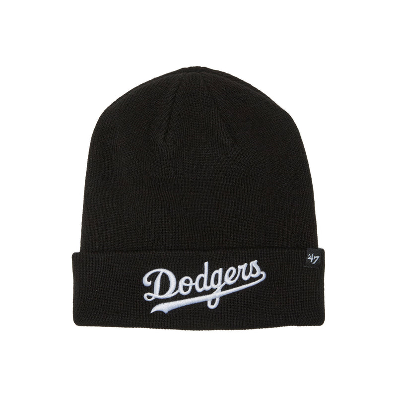 ’47 カフニット ロサンゼルス・ドジャース MLB Wordmark ブラック  | ’47 フォーティーセブン公式オンラインストア