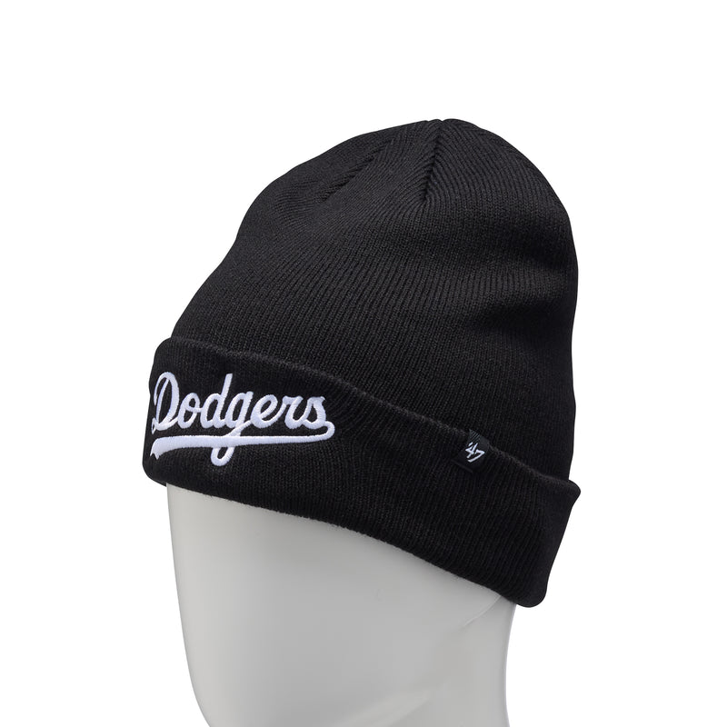 ’47 カフニット ロサンゼルス・ドジャース MLB Wordmark ブラック  | ’47 フォーティーセブン公式オンラインストア