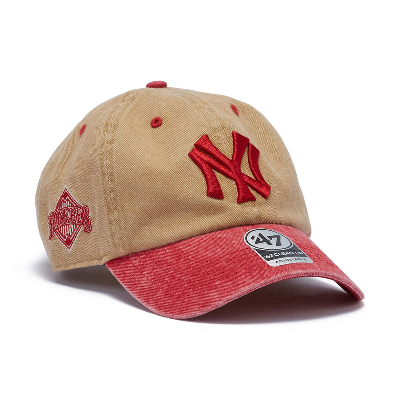 ’47 クリーンナップ ニューヨーク・ヤンキース Eldin カーキ × レッド  | ’47 フォーティーセブン公式オンラインストア
