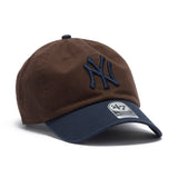 ’47 クリーンナップ ニューヨーク・ヤンキース 2-Tone Clean Up ブラウン × ネイビー  | ’47 フォーティーセブン公式オンラインストア