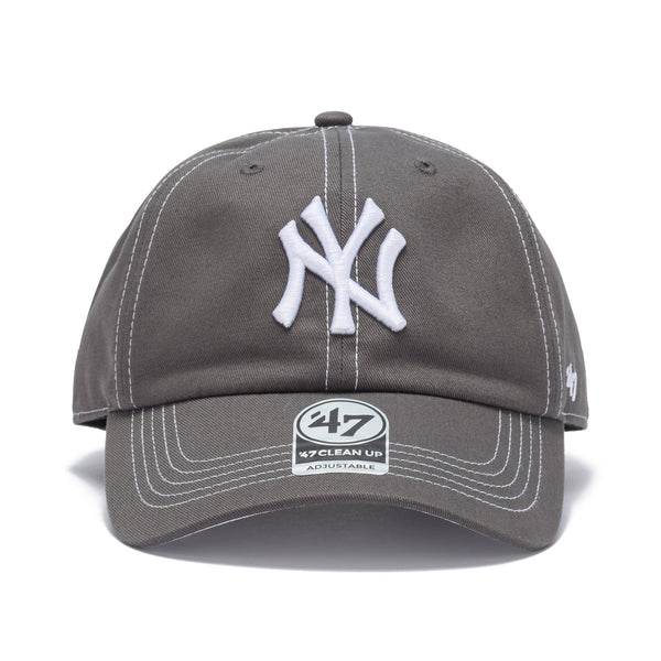'47 クリーンナップ ニューヨーク・ヤンキース Contrast Stitch チャコール  | ’47 フォーティーセブン公式オンラインストア