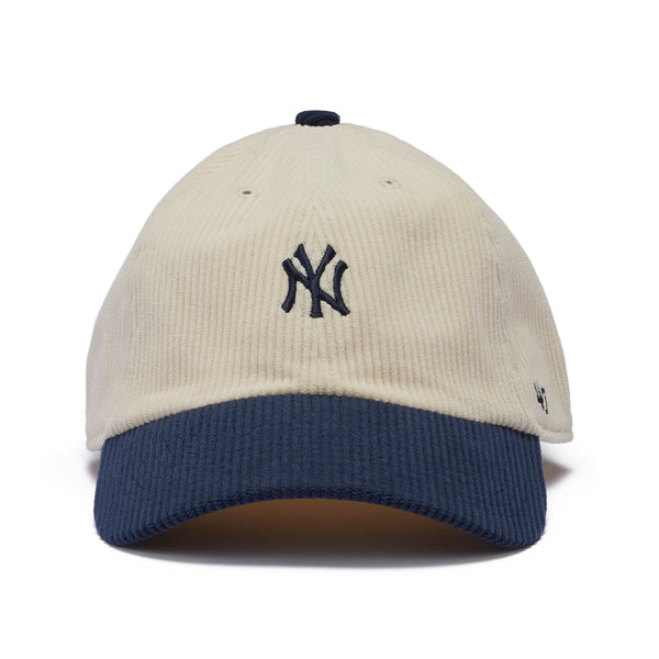 47 クリーンナップ ニューヨーク・ヤンキース 2-Tone Corduroy コーデュロイ ナチュラル ベースランナー ネイビーバイザー  | ’47 フォーティーセブン公式オンラインストア