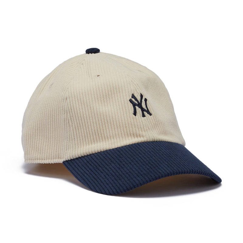 47 クリーンナップ ニューヨーク・ヤンキース 2-Tone Corduroy コーデュロイ ナチュラル ベースランナー ネイビーバイザー  | ’47 フォーティーセブン公式オンラインストア