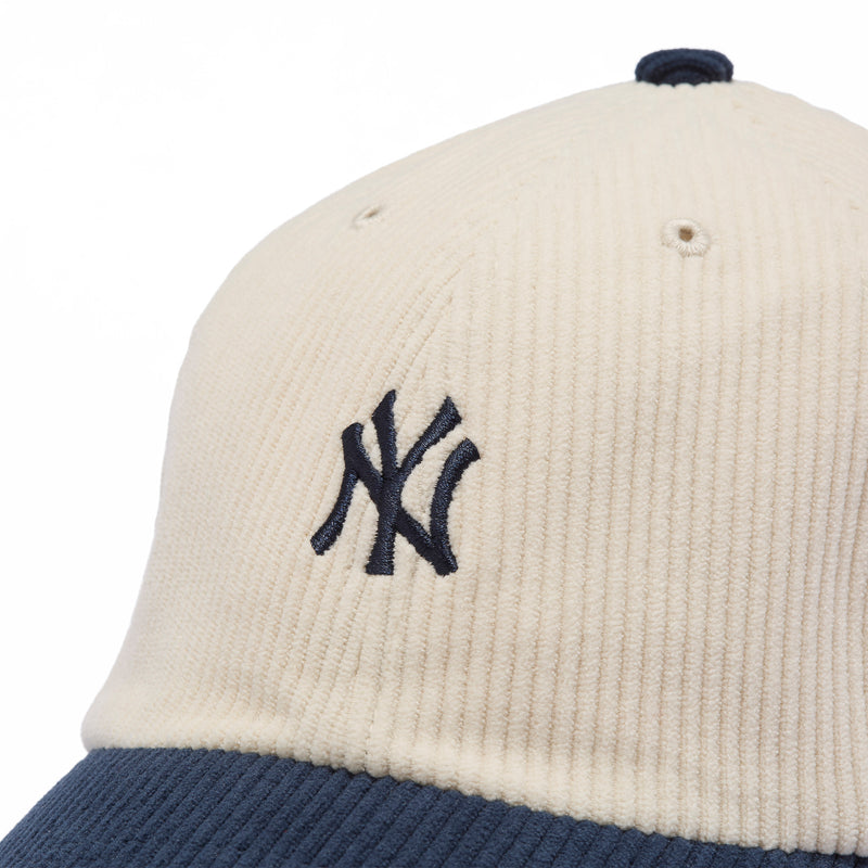 47 クリーンナップ ニューヨーク・ヤンキース 2-Tone Corduroy コーデュロイ ナチュラル ベースランナー ネイビーバイザー  | ’47 フォーティーセブン公式オンラインストア
