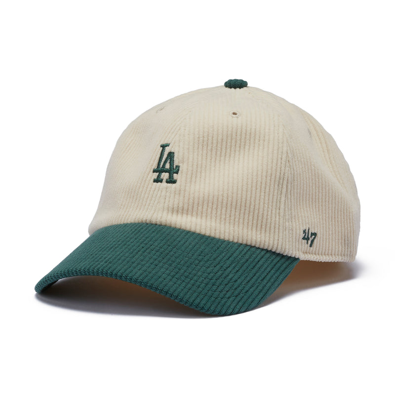 47 クリーンナップ ロサンゼルス・ドジャース 2-Tone Corduroy コーデュロイ ナチュラル ベースランナー グリーンバイザー  | ’47 フォーティーセブン公式オンラインストア