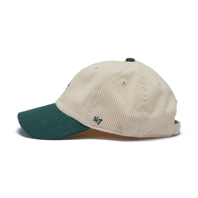 47 クリーンナップ ロサンゼルス・ドジャース 2-Tone Corduroy コーデュロイ ナチュラル ベースランナー グリーンバイザー  | ’47 フォーティーセブン公式オンラインストア