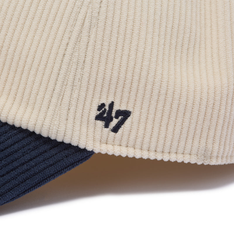 47 クリーンナップ ボストン・レッドソックス 2-Tone Corduroy コーデュロイ ナチュラル ベースランナー ネイビーバイザー  | ’47 フォーティーセブン公式オンラインストア