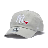 '47 クリーンナップ ニューヨーク・ヤンキース With Heart グレー  | ’47 フォーティーセブン公式オンラインストア