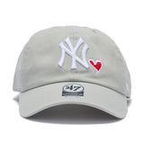 '47 クリーンナップ ニューヨーク・ヤンキース With Heart グレー  | ’47 フォーティーセブン公式オンラインストア
