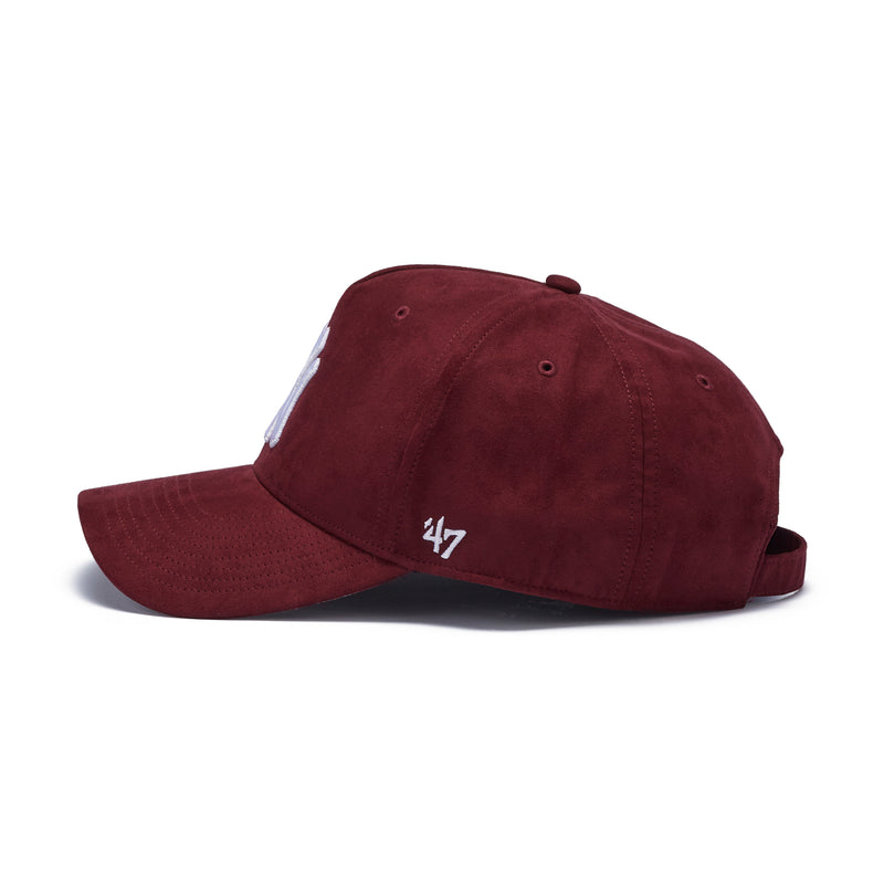 47 エムブイピー DT ニューヨーク・ヤンキース Ultra Suede スエード ダークマルーン  | ’47 フォーティーセブン公式オンラインストア