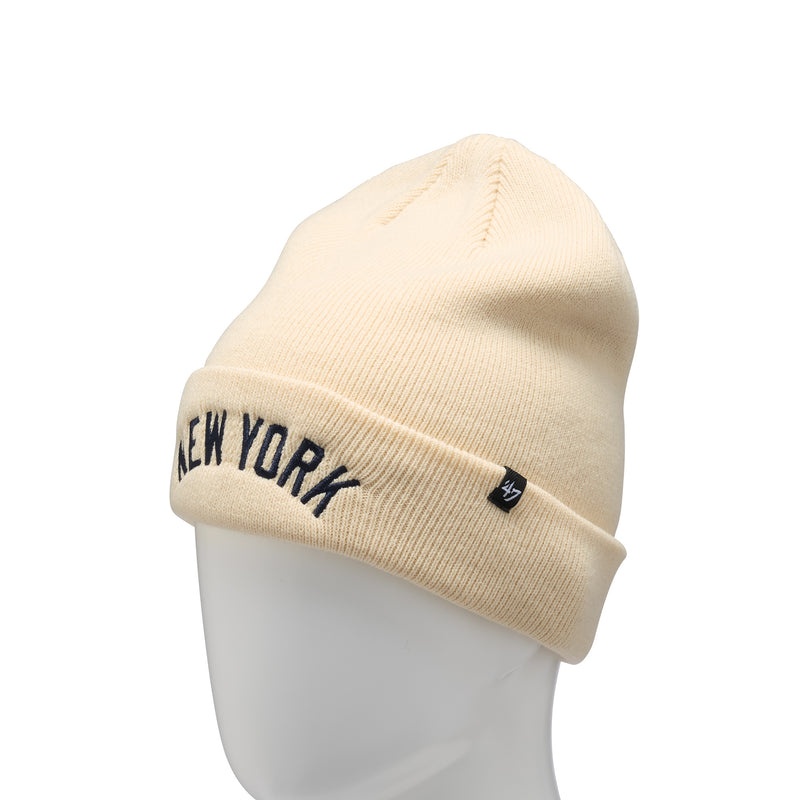 ’47 カフニット ニューヨーク・ヤンキース MLB Wordmark ナチュラル  | ’47 フォーティーセブン公式オンラインストア