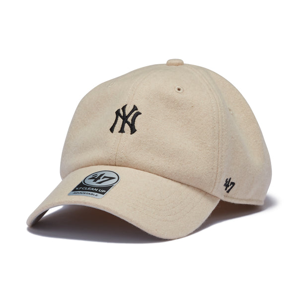 47 クリーンナップ ニューヨーク・ヤンキース Premium Wool ウール ナチュラル ベースランナー  | ’47 フォーティーセブン公式オンラインストア