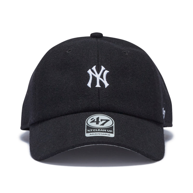 47 クリーンナップ ニューヨーク・ヤンキース Premium Wool ウール ブラック ベースランナー  | ’47 フォーティーセブン公式オンラインストア