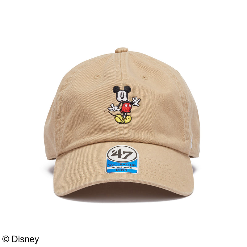 47 キッズ クリーンナップ Disney ディズニー ミッキーマウス カーキ  | ’47 フォーティーセブン公式オンラインストア