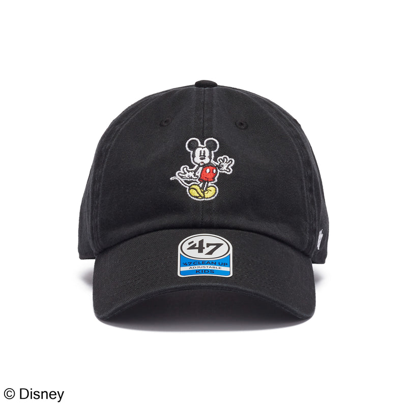 47 キッズ クリーンナップ Disney ディズニー ミッキーマウス ブラック  | ’47 フォーティーセブン公式オンラインストア