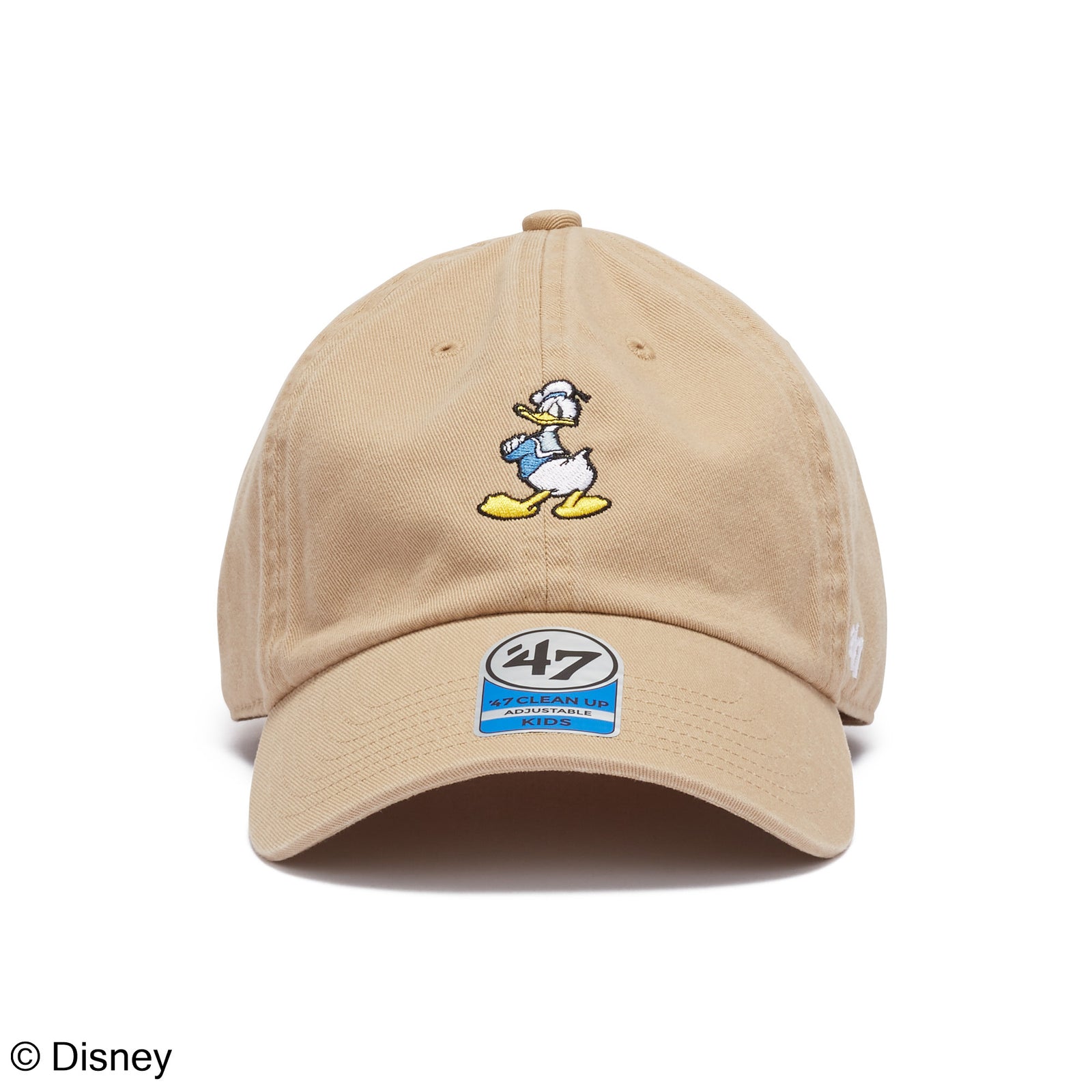 47 キッズ クリーンナップ Disney ディズニー ドナルドダッグ カーキ