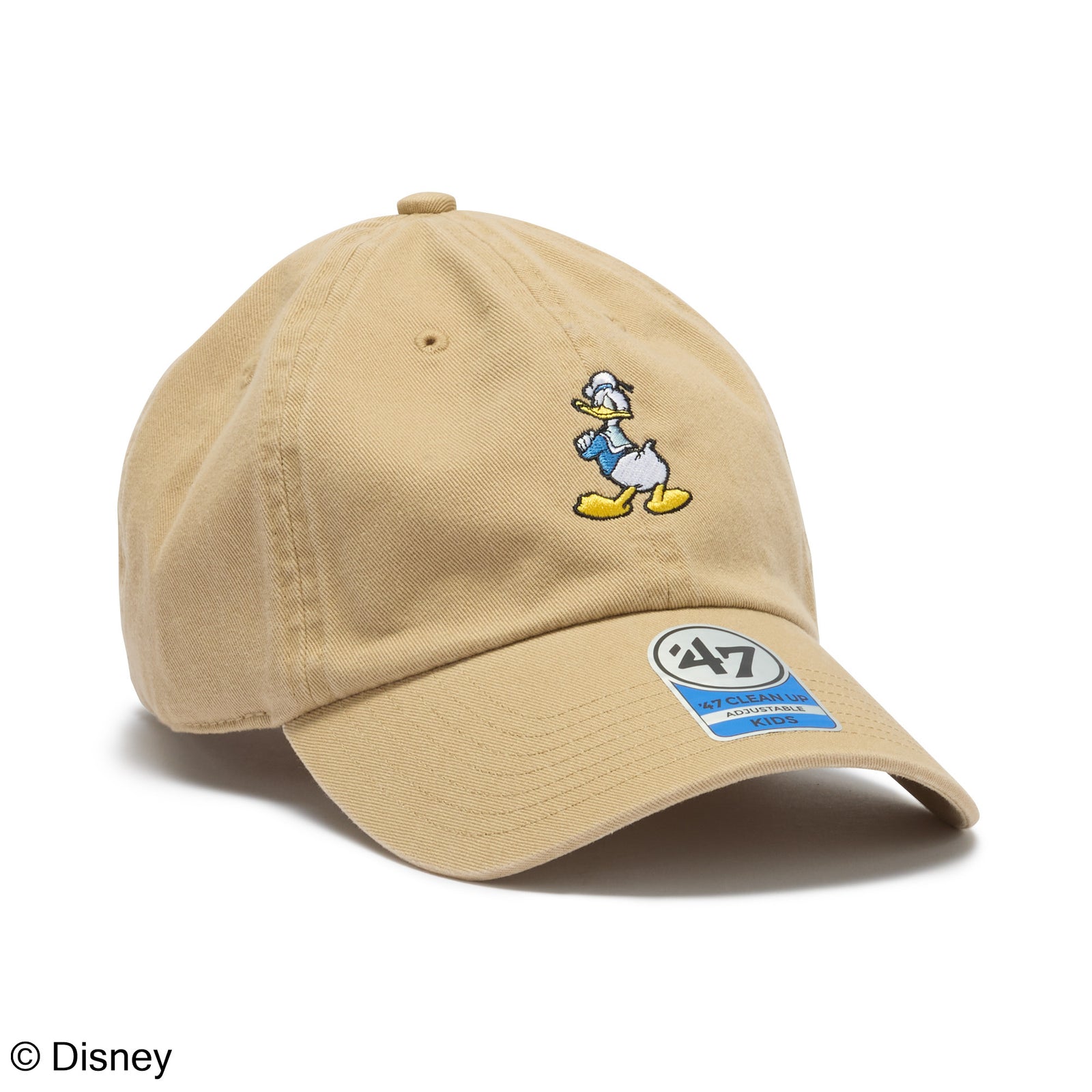 47 キッズ クリーンナップ Disney ディズニー ドナルドダッグ カーキ