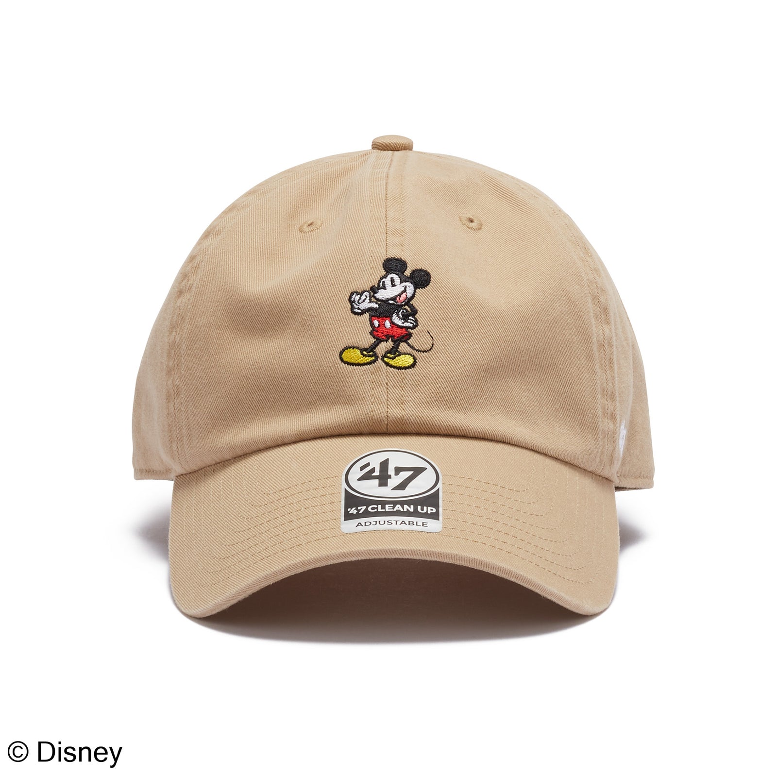 47 クリーンナップ Disney ディズニー ミッキーマウス カーキ – '47