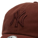 ’47 クリーンナップ ニューヨーク・ヤンキース MLB Tonal Color カカオ フォーティーセブン公式ストア限定  | ’47 フォーティーセブン公式オンラインストア