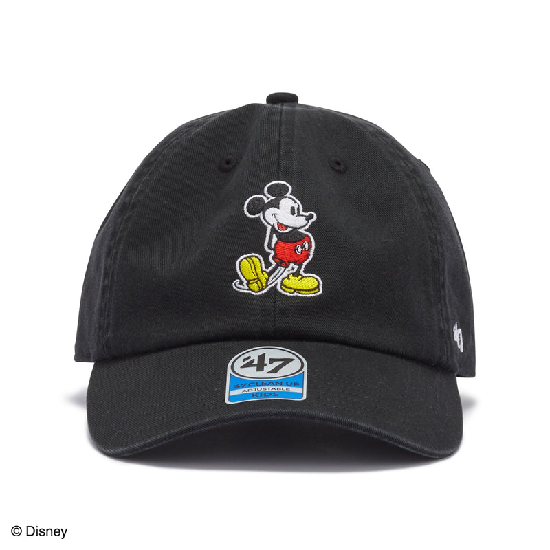 キッズ '47 クリーンナップ Disney ミッキーマウス ブラック – '47