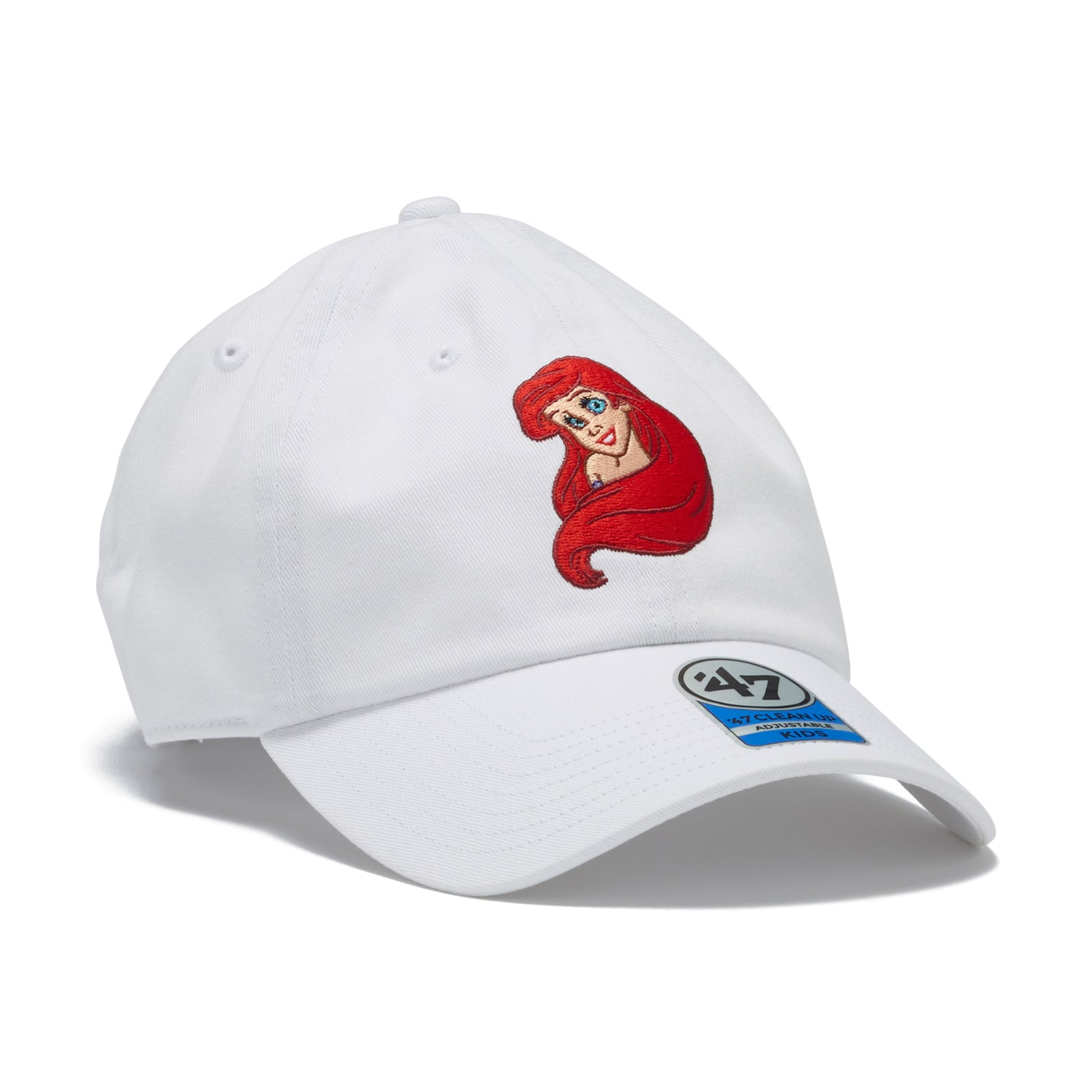 ❤お得なお品❤クリーニング済 セリエ カブール 帽子 デニム マリン レザー装飾 キッズ '47 クリーンナップ Disney ココナッツ アリエル プリンセス
