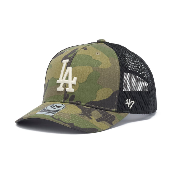 47 トラッカー ロサンゼルス・ドジャース MLB CAMO ウッドランドカモ