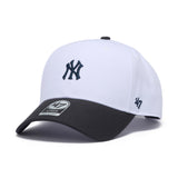 '47 エムブイピー ニューヨーク・ヤンキース STADIUM ADDRESS ベースランナー ホワイト ネイビーバイザー