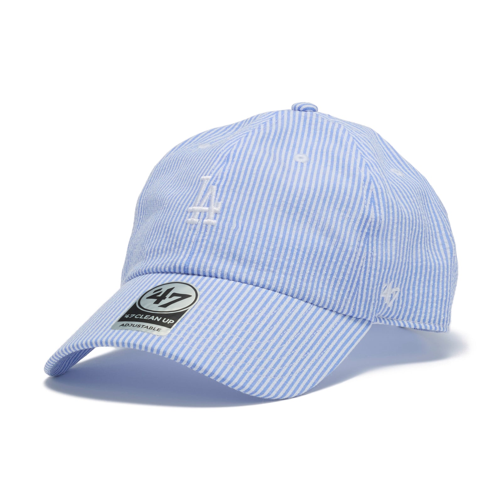 ''47 クリーンナップ ロサンゼルス・ドジャース SEERSUCKER シアサッカー ブルー