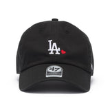 '47 クリーンナップ LOS ANGELES DODGERS ロサンゼルス・ドジャース WITH HEART ブラック  | ’47 フォーティーセブン公式オンラインストア