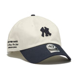 '47 クリーンナップ ニューヨーク・ヤンキース CONTEMPORARY BASICS ベースランナー サンドストーン ネイビーバイザー