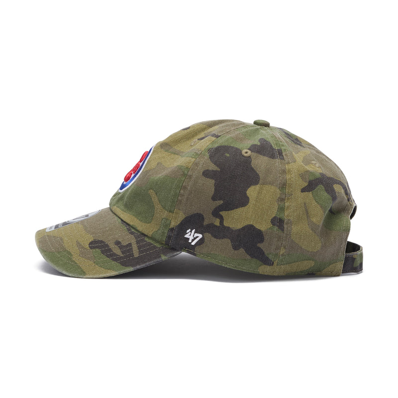 帽子 fu- 47 クリーンナップ シカゴ・カブス MLB CAMO ウッドランドカモ – '47