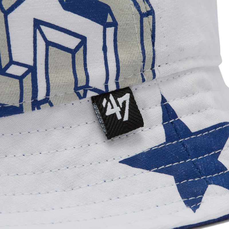 47 バケットハット ロサンゼルス・ドジャース TRENDY TEAM ホワイト