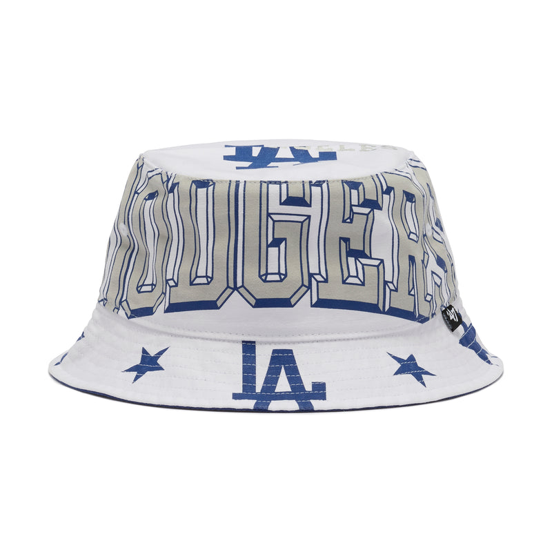 今期:45r ホワイト バケットハット 47 バケットハット ロサンゼルス・ドジャース TRENDY TEAM ホワイト