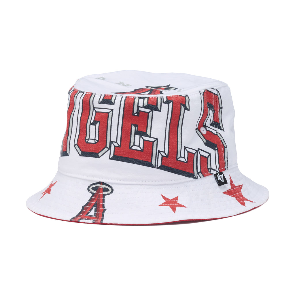 47 バケットハット ロサンゼルス・エンゼルス TRENDY TEAM ホワイト