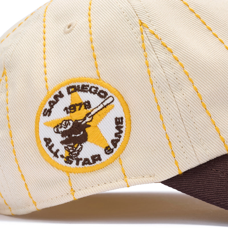 80年代 デサント 資生堂 Golden Players Club 名球会 帽子 47 クリーンナップ サンディエゴ・パドレス Rawlings ピンストライプ