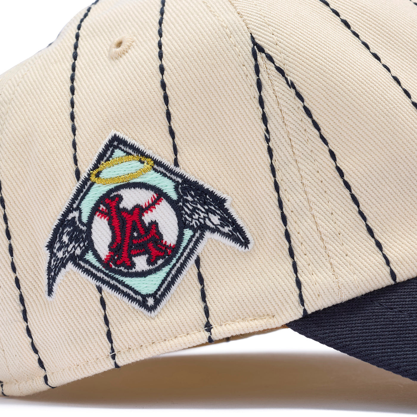 47 クリーンナップ ロサンゼルス・エンゼルス Rawlings ピンストライプ