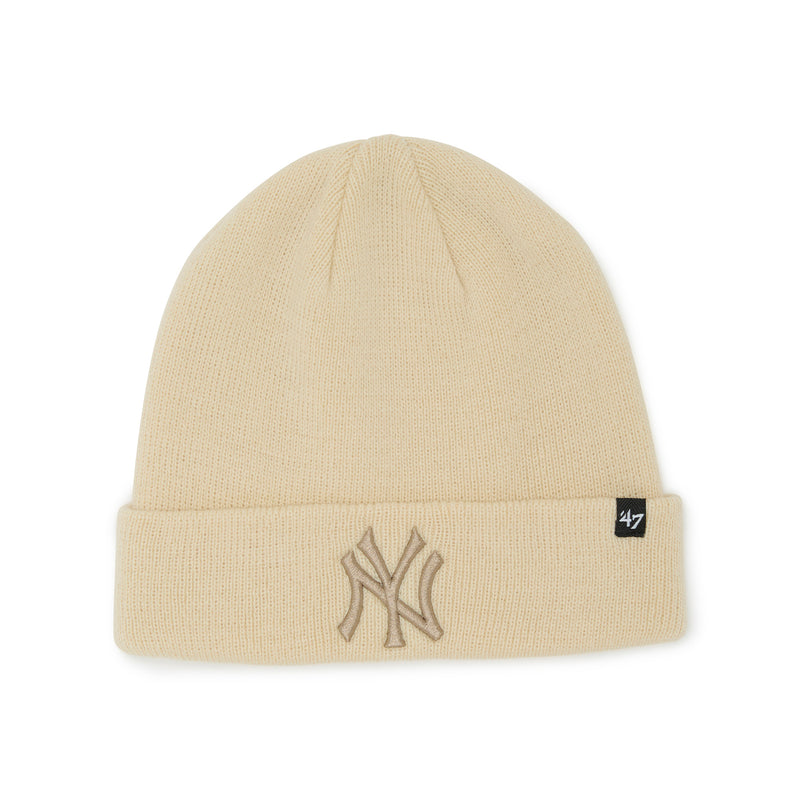 '47 カフニット ニューヨーク・ヤンキース Raised Logo ナチュラル  | ’47 フォーティーセブン公式オンラインストア